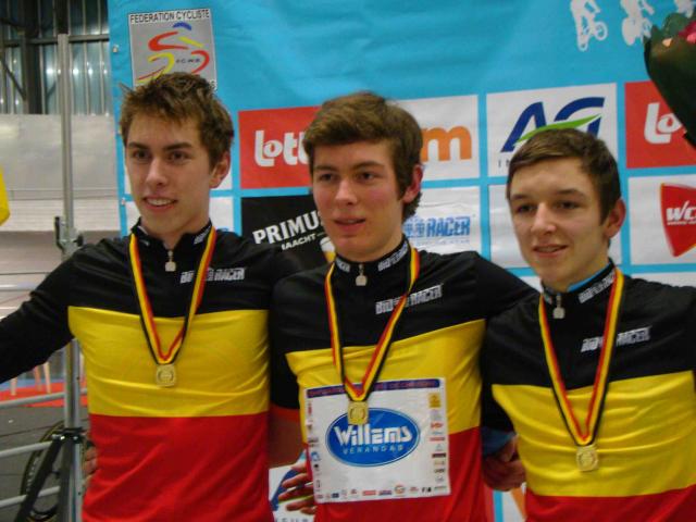 Steve Schoonheyt champion de Belgique en Vitesse par Equipe