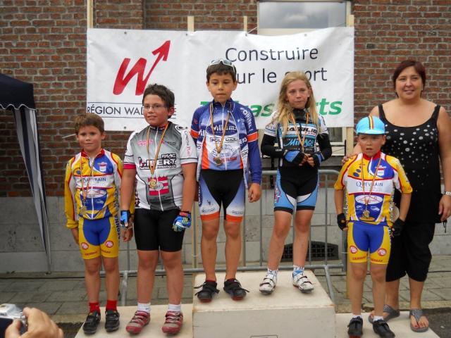 Matthieu Smet et Sylvain Léonard sur la plus haute marche du podium