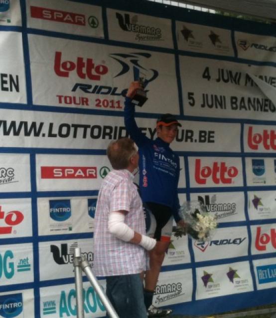 Rémy Mertz meilleur grimpeur du Lotto-Ridley Tour!