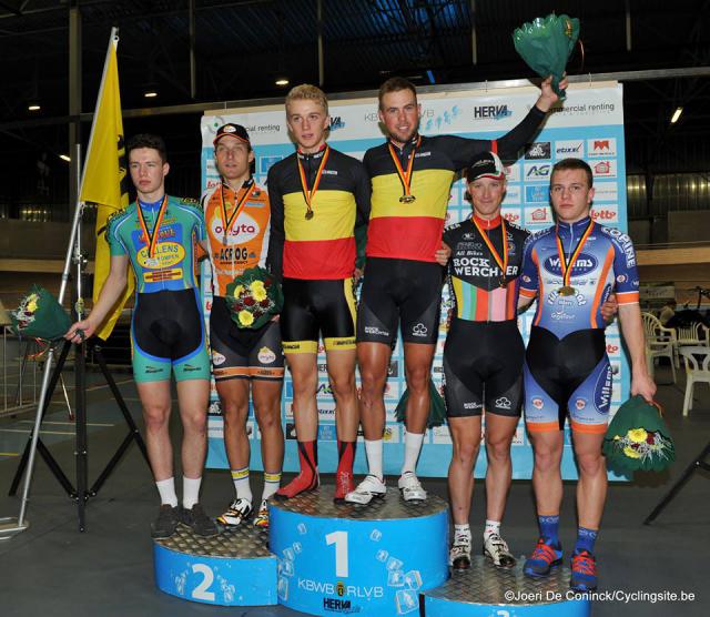 Lionel Taminiaux 3ème du championnat de Belgique sur Piste!